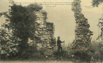 CPA FRANCE 73 " Mercury Gemilly, Les ruines du château"