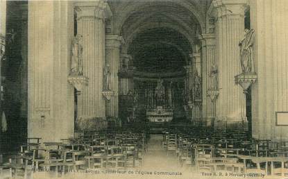 CPA FRANCE 73 " Mercury - Gemilly, Intérieur de l'église"