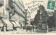 CPA FRANCE 73 " Aix les Bains, Hôtel Métropole et Rue du Casino"