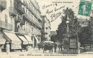 73 Savoie CPA FRANCE 73 " Aix les Bains, Hôtel Métropole et Rue du Casino"