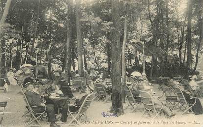 CPA FRANCE 73 " Aix les Bains, Concert en plein air à la Villa des Fleurs"