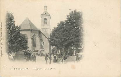 CPA FRANCE 73 " Aix les Bains, L'église"