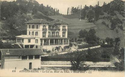 CPA FRANCE 73 " Aix les Bains, Le Col du Mont du Chat, Hôtel Bret"