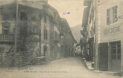 CPA FRANCE 73 " Aime, Une rue"