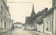 18 Cher / CPA FRANCE 18 "Villequiers, rue centrale, abside de l'église"