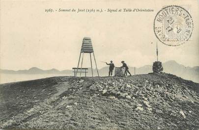 CPA FRANCE 73 " Mont Jovet, Signal et table d'orientation"