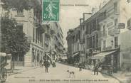 73 Savoie CPA FRANCE 73 " Aix les Bains, Rue Centrale et Place du Revard"