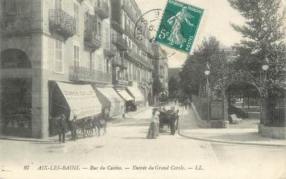 CPA FRANCE 73 " Aix les Bains, Rue du Casino"