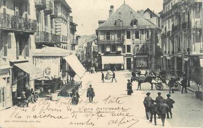 CPA FRANCE 73 " Aix les Bains, Place Carnot"