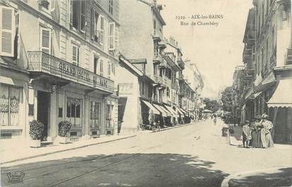 CPA FRANCE 73 " Aix les Bains, Rue de Chambéry"
