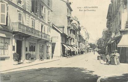 CPA FRANCE 73 " Aix les Bains, Rue de Chambéry"