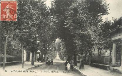 CPA FRANCE 73 " Aix les Bains, Avenue de Marlioz"