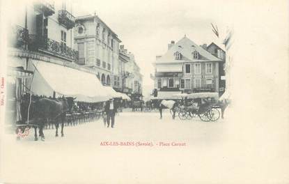 CPA FRANCE 73 " Aix les Bains, Place Carnot"