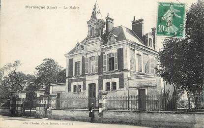 / CPA FRANCE 18 "Marmagne, la mairie"