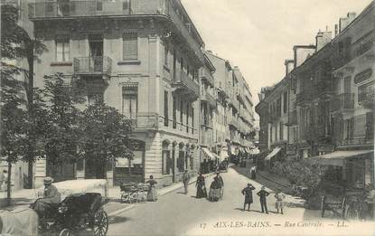 CPA FRANCE 73 " Aix les Bains, Rue Centrale"