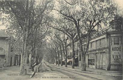 CPA FRANCE 73 " Aix les Bains, Avenue du Lac"