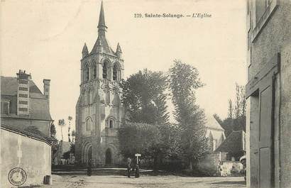 / CPA FRANCE 18 "Sainte Solange, l'église"