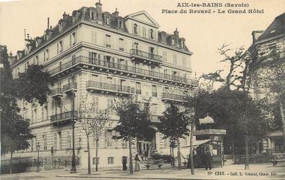 CPA FRANCE 73 " Aix les Bains, Place du Revard le Grand Hôtel"