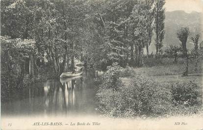 CPA FRANCE 73 " Aix les Bains, Les bords du Tillet"