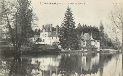 / CPA FRANCE 18 "Ivoy le Pré, château de Moison"