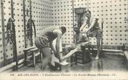 73 Savoie CPA FRANCE 73 " Aix les Bains, Intérieur de l'établissement thermal" / MASSAGE