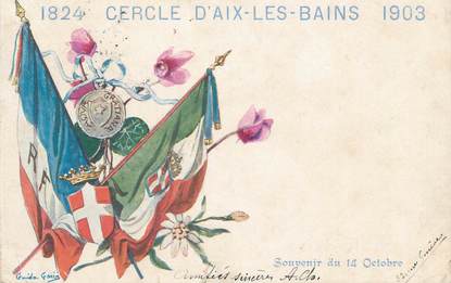 CPA FRANCE 73 " Aix les Bains, Le Cercle" / CASINO