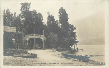 CPA FRANCE 73 " Aix les Bains, Les bords du Lac du Bourget"