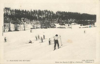 CPA FRANCE 73 "La Féclaz, Plateau du Revard" / SKI