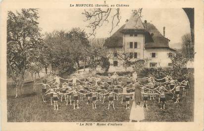 CPA FRANCE 73 "Le Montcel, Home d'enfants Le Nid"