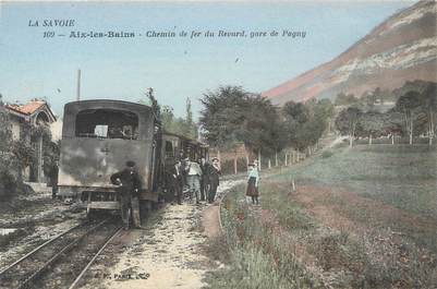 CPA FRANCE 73 " Le Mont Revard, Le chemin de fer et la Gare de Pagny"