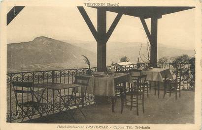 CPA FRANCE 73 " Trévignin, Hôtel Restaurant Traversaz"