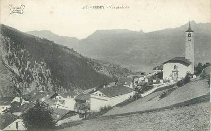 CPA FRANCE 73 "Peisey , Vue générale"