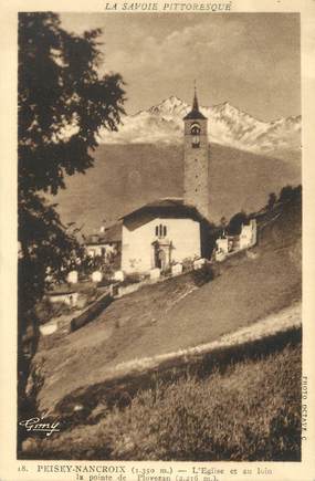 CPA FRANCE 73 "Peisey - Nancroix, L'église"