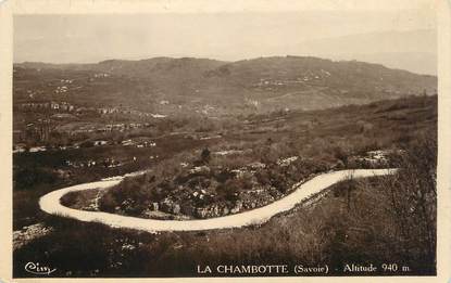 CPA FRANCE 73 "La Chambotte, Vue prise de la terrasse du Restaurant"