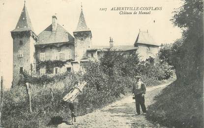 CPA FRANCE 73 "Conflans, Château de Manuel"