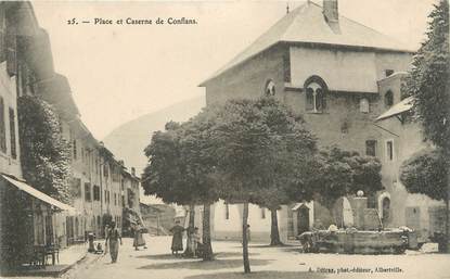 CPA FRANCE 73 "Conflans, Place et caserne"