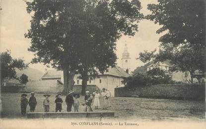 CPA FRANCE 73 "Conflans, La terrasse"