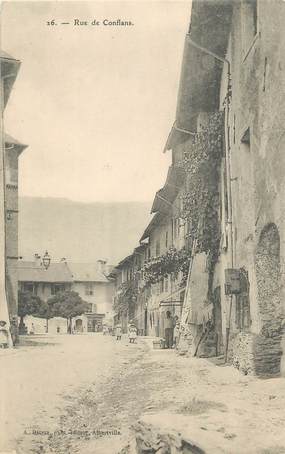 CPA FRANCE 73 " Conflans, Une rue"