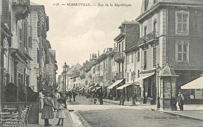 CPA FRANCE 73 " Albertville, Rue de la République"