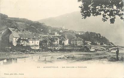 CPA FRANCE 73 " Albertville, Les Adoubes et Conflans"