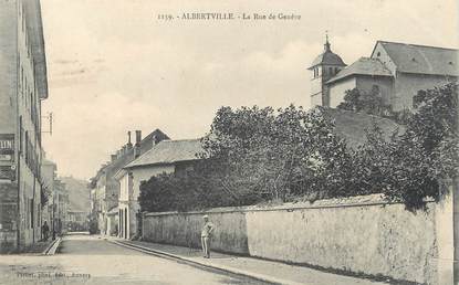 CPA FRANCE 73 " Albertville, Rue de Genève"