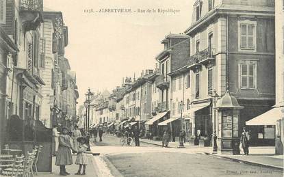 CPA FRANCE 73 " Albertville, Rue de la République"