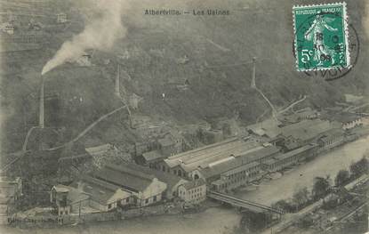 CPA FRANCE 73 " Albertville, Les usines"