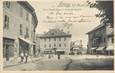 CPA FRANCE 73 " Albertville, Place Charles Albert et Route de Beaufort"