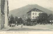 73 Savoie CPA FRANCE 73 " Albertville, Place et Hôtel de la Gare"