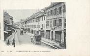 73 Savoie CPA FRANCE 73 " Albertville, Rue de la République"