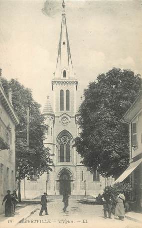 CPA FRANCE 73 " Albertville, L'église"