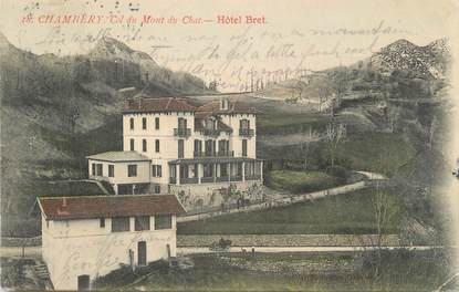 CPA FRANCE 73 " Le Col du Mont du Chat, Hôtel Bret"