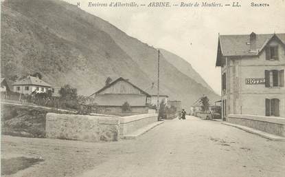 CPA FRANCE 73 " Arbine, Route de Moutiers"