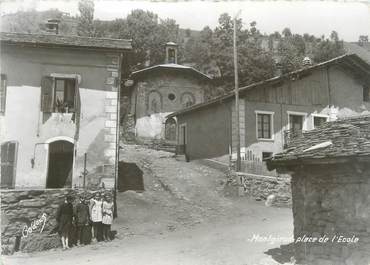 CPSM FRANCE 73 " Montgirod, Place de l'Ecole"